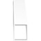 Ekena Millwork 5-in. W x 16-in. D x 16-in. H Funston Architectural Grade PVC Knee Brace BRCP05X16X16FST - alternate 3